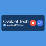 Call notification from OvalJet Technician on Assist AR
